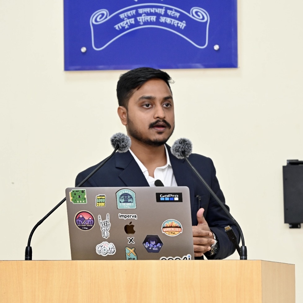 Invited by the Sardar Vallabhbhai Patel National Police Academy (SVPNPA), Hyderabad, India’s apex police academy, to train IPS officers from across the country on cryptocurrency investigations and dark web forensics (Jul 2026).